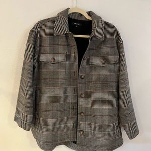 Madwell Flannel Plaid Coat.